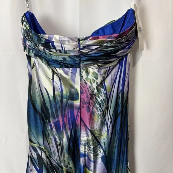 Cinderella Divine Beaded Multicolor Dress Size 10 Formal Wedding Prom Hoco Y2K - Picture 12 of 15